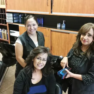 (From L to R) Martha, Brenda and Myrna