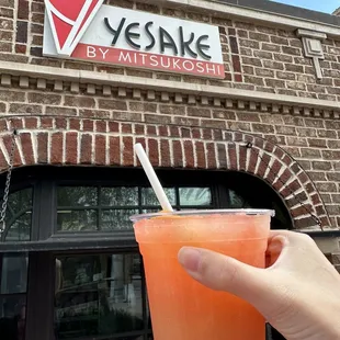Seasonal sake drink