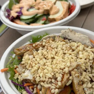 Teriyaki chicken bowl.
