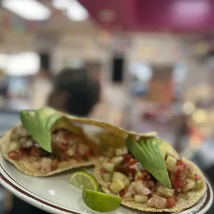 Ceviche tostada