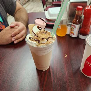 Smores milkshake