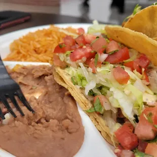 Fish taco combo plate