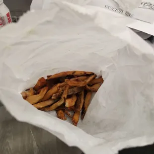 The fries. NO JOKE