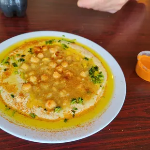 Humus with chickpeas