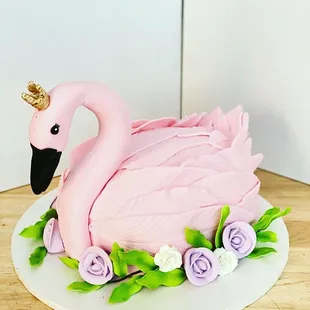 Swan cake