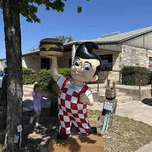 Big Boy statue outside