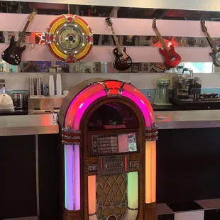 Jukebox at the entrance