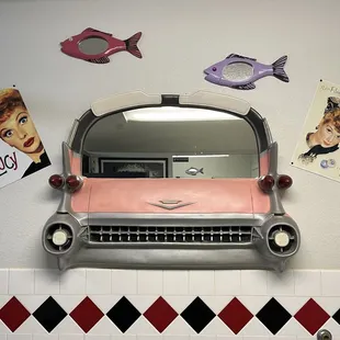 Mirror in the bathroom