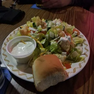 Salad...why bother? Lol.