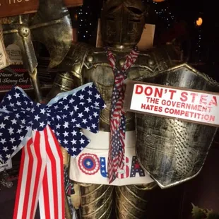 This suit of armor greets you at the door