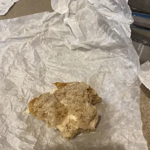 My toasted wheat chicken salad sandwich ......