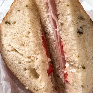 Sliced Smoked Turkey Sandwich