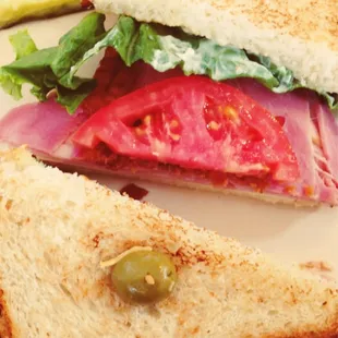 Turkey, Ham, &amp; Bacon Sandwich