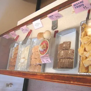 a variety of baked goods