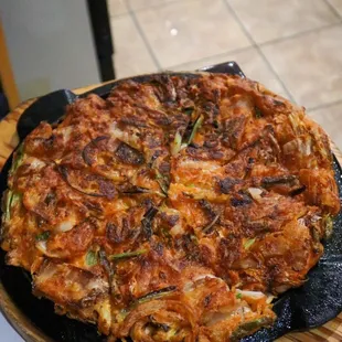 Kimchi Pancake @tiffhuangry