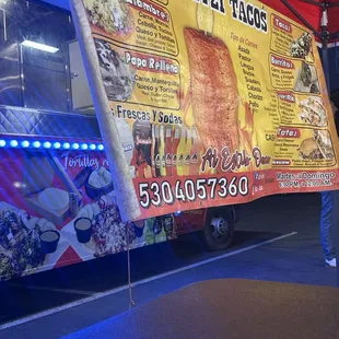 Outside seating area