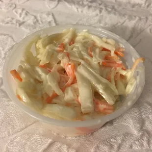 I've never had coleslaw from a Chinese restaurant...