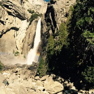 Lower Yosemite falls.