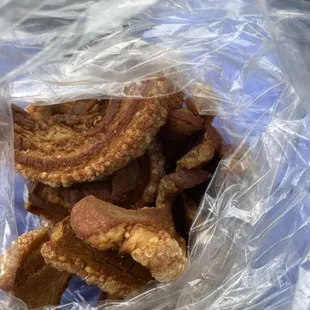 Fresh, crunchy &amp; delicious Chicharonnes.