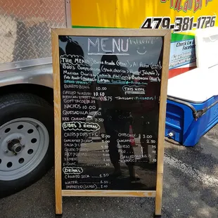 Excellent, extensive menu