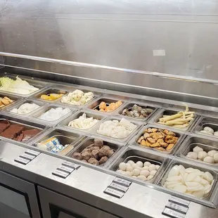 Interior fish balls selection