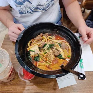Medium spicy broth