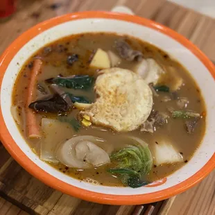Malatang with spicy bone broth