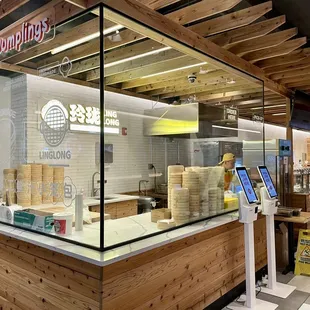 Ling Long soup dumplings/dim sum order area