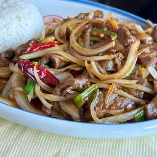 Mongolian Beef Lunch