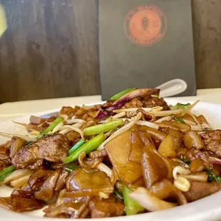 Beef Chow Fun was delicious