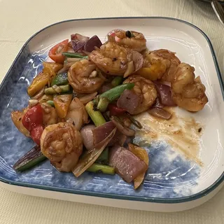 Cantonese Black Bean Prawn