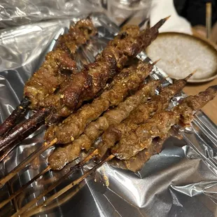 Lamb skewers