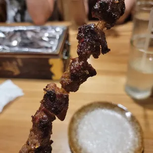 #2 beef skewer,  very flavorful