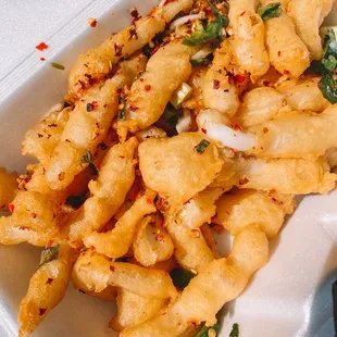 Salt and pepper squid