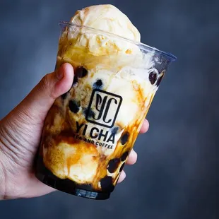 Brown Sugar Boba Ice Cream