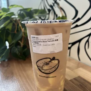 Caramel Pudding Black Tea Latte ()