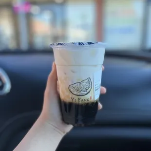 Medium Iced Brown Sugar Pearl Latte ($6.25)