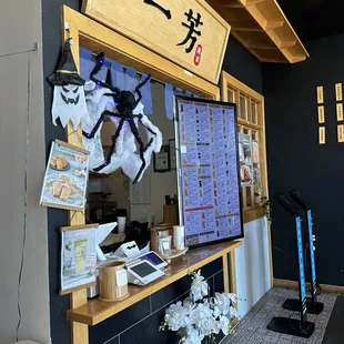 the front of the shop