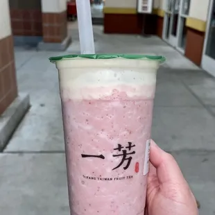 Cheese Creamer Mango Fruit Tea