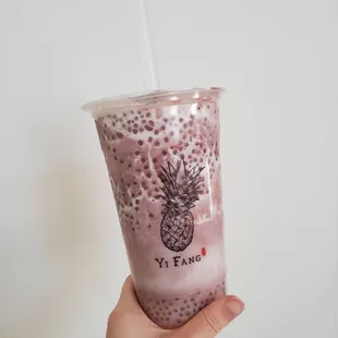 SWEET RED BEAN SAGO LATTE ($6.80)