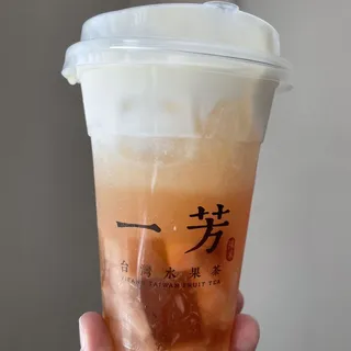 Cheese Creamer Peach Fruit Tea /