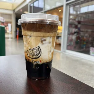 Coffee Mousse Brown Sugar Pearl Latte