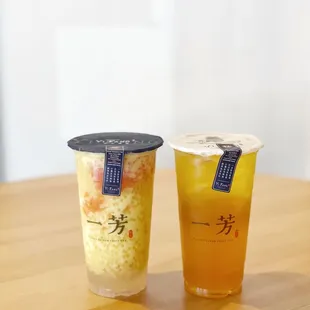 Mango Pomelo Sago and Pouchong Green Tea