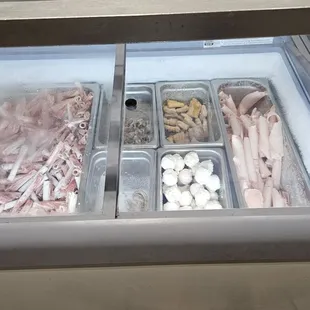 Lunch frozen ingredients