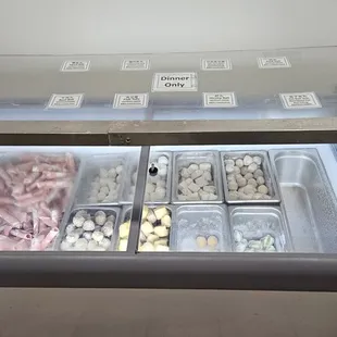 More teasing of dinner-only ingredients