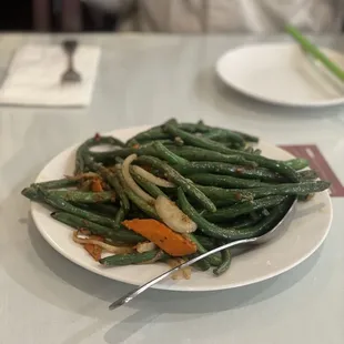 Stir fried green beans