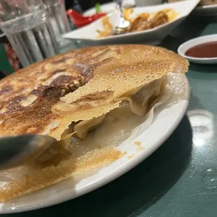Flower Pan Fried Dumpling
