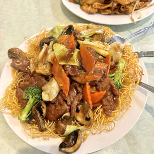 Beef Pan Fried Noodles
