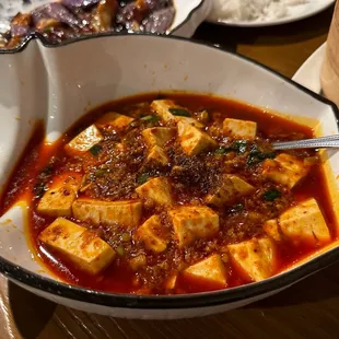 Mapo Tofu With Minced Pork