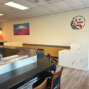 the interior of a restaurant